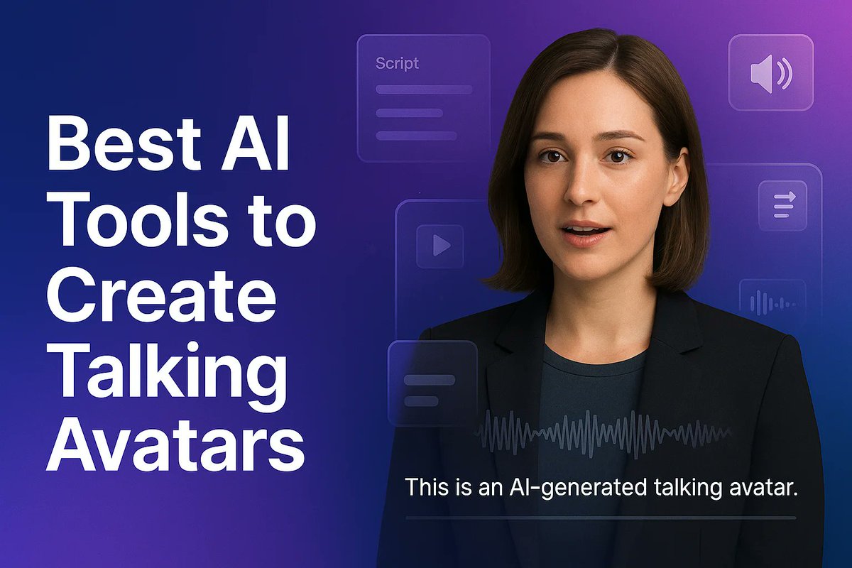 Video_tip__tip's tweet image. 🎯 Best AI Tools to Create Talking Avatars.

▶️ aistudios.com/best/best-ai-t…

#deeplearning #AI #MachineLearning #VideoViral #videoediting #Video #GenAI #ChatGPT #OpenAI #python