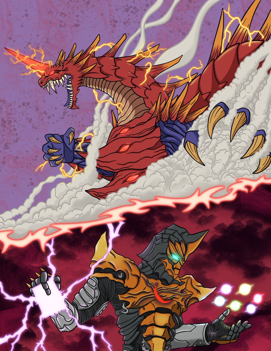 Using the 6 Lord Monster cards and the powerful Ultraman Belial card, Jugglus Juggler has unsealed the wicked Mega Lord Monster Maga Orochi!

A tribute to one of my favorite 2 parters from Ultraman Orb, specifically ep 11.