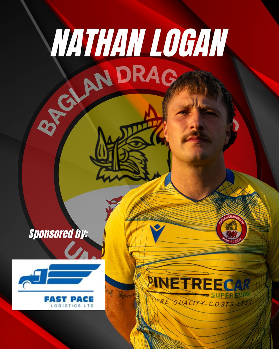 BaglanDragons's tweet image. We would like to thank Craig and Fast Pace Logistics for their sponsorship of Nathan Logan for the 2025-26 season