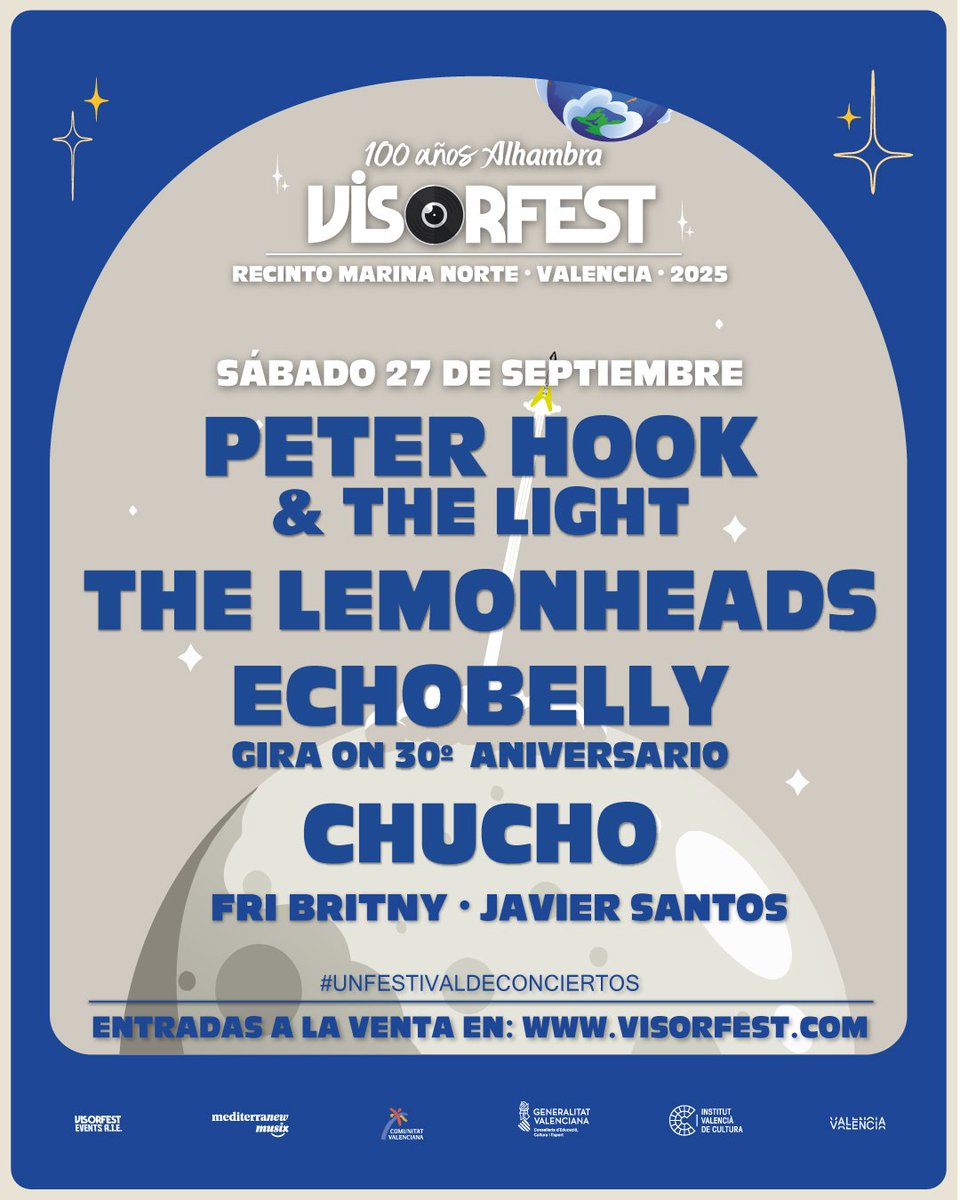 Vaya dos días tienen preparados en el <a href="/VisorFest/">Visor Fest</a> en #valencia los días 26 y 27 de septiembre!!!