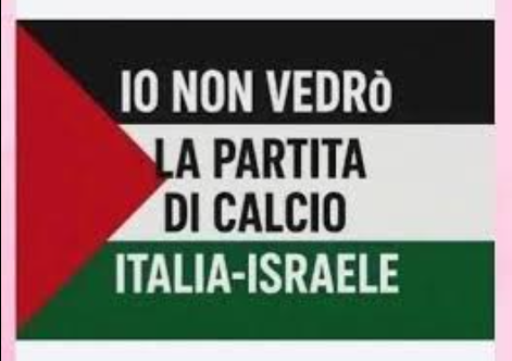 Non guardate la partita e se andate allo stadio portatevi la bandiera Palestinese🇵🇸 (Fate girare, grazie!!!)