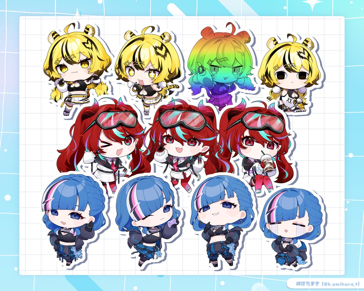 神原たまき (@k_amihara_t) on Twitter photo ˗ˏˋ お仕事報告 ˎˊ˗
VALTRA(<a href="/Valtra_gsc_pro/">VALTRA / ヴァルトラ【公式】</a>)所属
「ぴこぴこはっかーず!!!」
🔴火売のほさん(<a href="/Hooonomenohooo/">火売のほ/HonomeNoho</a>)
🟡虎鐘ねおんさん(<a href="/kogane_neon/">虎鐘ねおん🐯⏳Kogane Neon</a>)
🔵青馬ひすみさん(<a href="/aoma_hisumi/">青馬ひすみ</a>)
SDイラスト制作させていただきました!
9/20に控えた初配信とっても楽しみです!🎮<ピコピコ! ˗ˏˋ お仕事報告 ˎˊ˗
VALTRA(<a href="/Valtra_gsc_pro/">VALTRA / ヴァルトラ【公式】</a>)所属
「ぴこぴこはっかーず!!!」
🔴火売のほさん(<a href="/Hooonomenohooo/">火売のほ/HonomeNoho</a>)
🟡虎鐘ねおんさん(<a href="/kogane_neon/">虎鐘ねおん🐯⏳Kogane Neon</a>)
🔵青馬ひすみさん(<a href="/aoma_hisumi/">青馬ひすみ</a>)
SDイラスト制作させていただきました!
9/20に控えた初配信とっても楽しみです!🎮<ピコピコ!