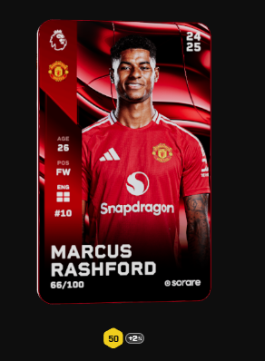 #Sorare RARE "Marcus Rashford" GIVEAWAY!                                                 

I Will be giving away a Rare Marcus Rashford (Worth 17+ Euros) to one of my followers!    

To Enter: Follow, Like &amp; Comment ur sorare username!          

Winner in 48-96 Hours!