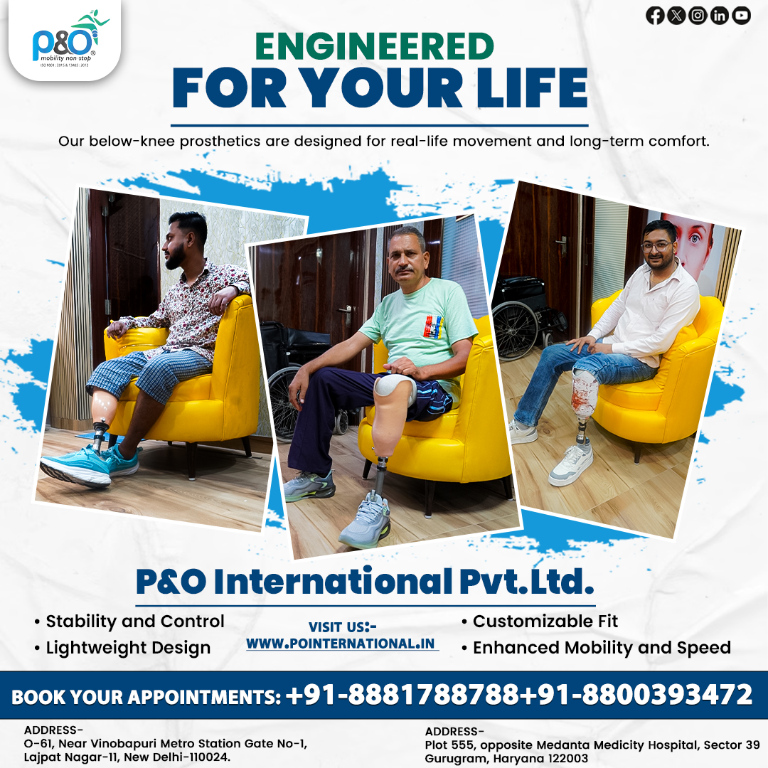 POOfficial1's tweet photo. Visit Our Website Now - https://t.co/SvIZqHnJmU
Contact Us Now - +91-8881788788,+91-8800393472

Discover the future of prosthetics with P&amp;O International’s New Hi-Tech Below Knee Prosthesis! 🦿✨ https://t.co/l761xaYK9p