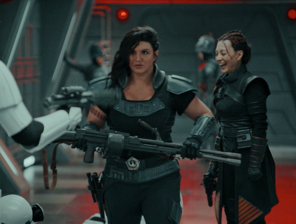 GinaCarano.net (@ginacaranonet) on Twitter photo πΈ: Throwback to <a href="/ginacarano/">Gina Carano π―</a> & <a href="/MingNa/">Ming-Na Wen</a> (Cara Dune & Fennec Shand) in between takes on the Imperial Star Destroyer set of 'The Mandalorian' Season 2.
How many of you loved this sequence?
#WeLoveGinaCarano π πΈ: Throwback to <a href="/ginacarano/">Gina Carano π―</a> & <a href="/MingNa/">Ming-Na Wen</a> (Cara Dune & Fennec Shand) in between takes on the Imperial Star Destroyer set of 'The Mandalorian' Season 2.
How many of you loved this sequence?
#WeLoveGinaCarano π