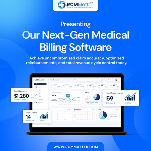 Meet <a href="/RCMMatter/">RCM Matter (Revenue Cycle Management Company)</a>’s Advanced Billing Software – built for accuracy, speed, and higher profits.

Faster claims
Higher reimbursements
Error-free billing

No delays. No stress. Just smarter revenue control.
Discover the future of medical billing: rcmmatter.com/medical-billin…