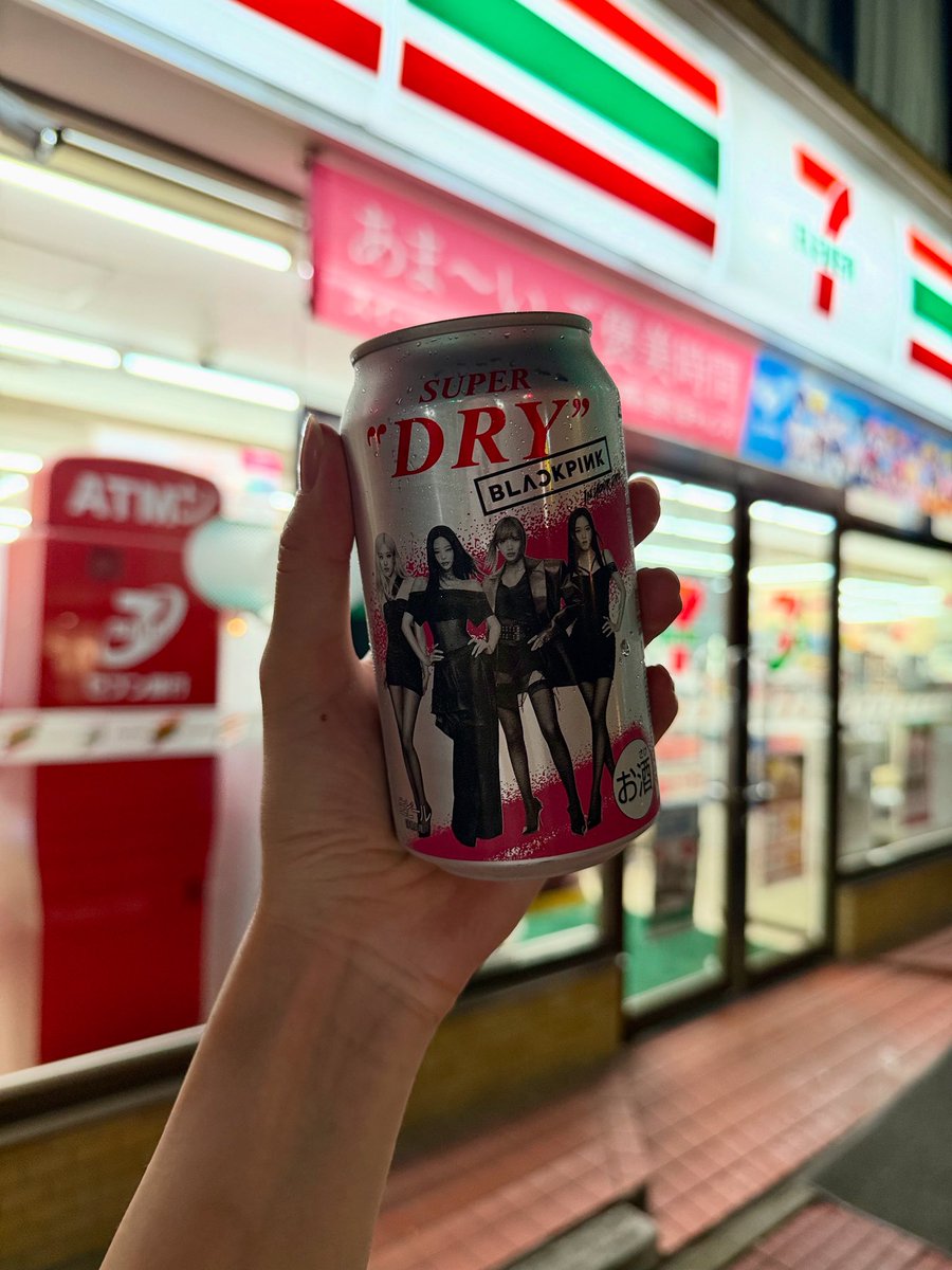 In your dry 😍 #BLACKPINK #ASAHISUPERDRY 🍻