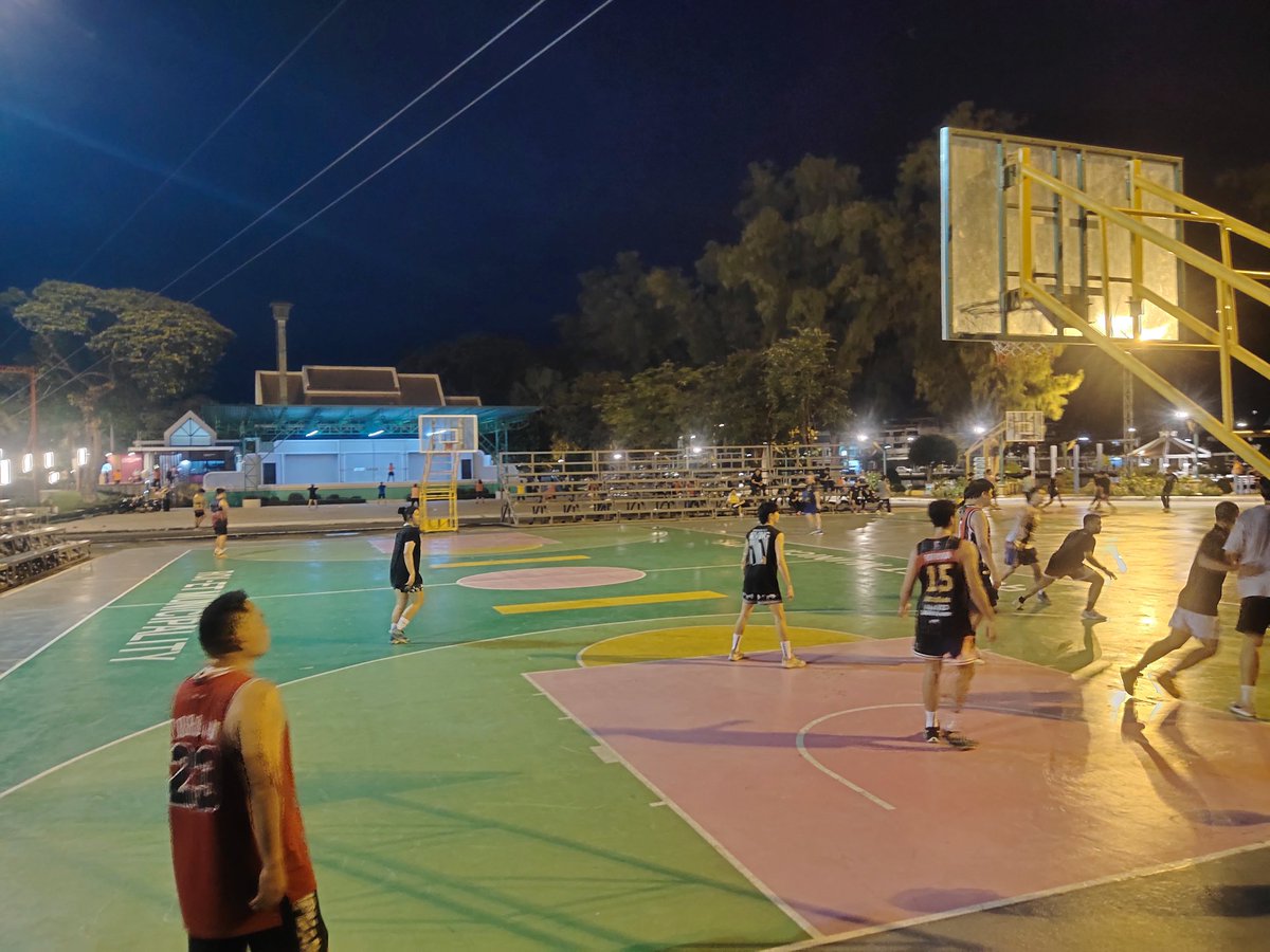 ทั่งเมื่อยทั่งเฒ่า🏀💪 #บึงพลาญชัย #ร้อยเอ็ดในเมือง