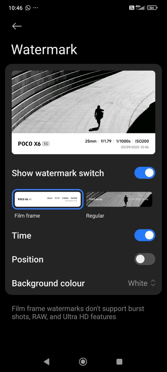 tsaikumar1989's tweet image. Updated my dad&apos;s POCO X6 5G today to Xiaomi Hyper 2.0.2

August security patch
New camera watermark(see pic 3&amp;amp;4)
Improvements in Animation &amp;amp; POCO Launcher.

#POCO #POCOX6 #XiaomiHyperOS2