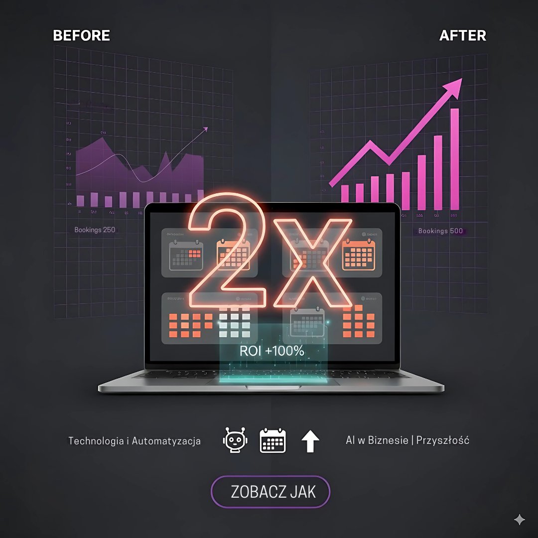 TrustFlow_'s tweet image. Case study: Jak Agent AI zwiększył bookingi o 2x w 30 dni. 🚀 

Klient z branży beauty miał problem z wolną obsługą zapytań. Wdrożyliśmy Agenta AI -&amp;gt; n8n, Claude Opus 4.1, integracja z kalendarzem , integracja z meta (Messenger)  
Chcesz podobnych wyników? Pisz DM! #AI #Grok