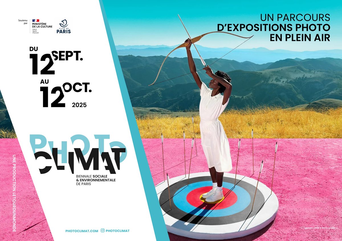 Christian Vannier 💚🌎 (@ch_vannier) on Twitter photo 📌 3e édition de la Biennale #Photoclimat arrive à Paris & en Île-de-France 📆 12 sept-12 octobre 2025.
Cette exposition photographique 📸gratuite & en plein air met en lumière le travail d'ONG & de fondations engagées pour l'environnement et le social.
🔗photoclimat.com 📌 3e édition de la Biennale #Photoclimat arrive à Paris & en Île-de-France 📆 12 sept-12 octobre 2025.
Cette exposition photographique 📸gratuite & en plein air met en lumière le travail d'ONG & de fondations engagées pour l'environnement et le social.
🔗photoclimat.com