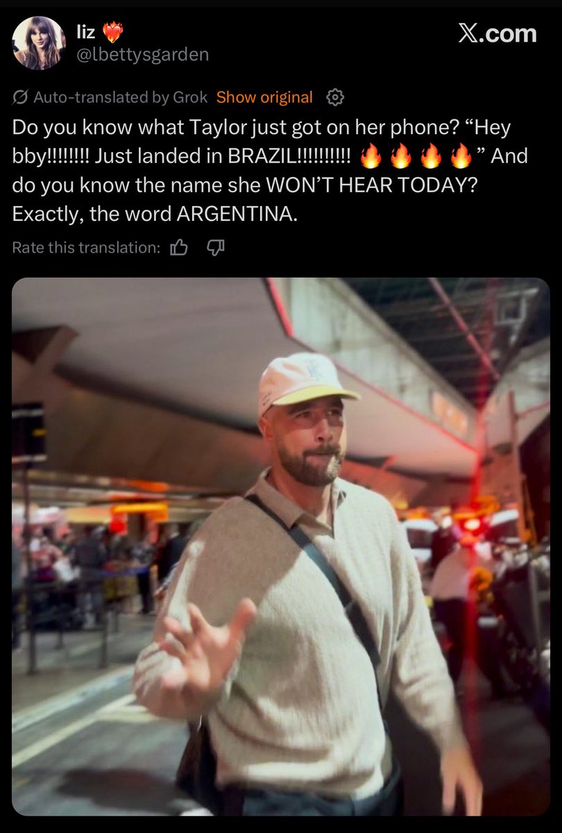 The best tweets regarding the Chiefs (Travis) in Brazil; an ongoing thread 🧵