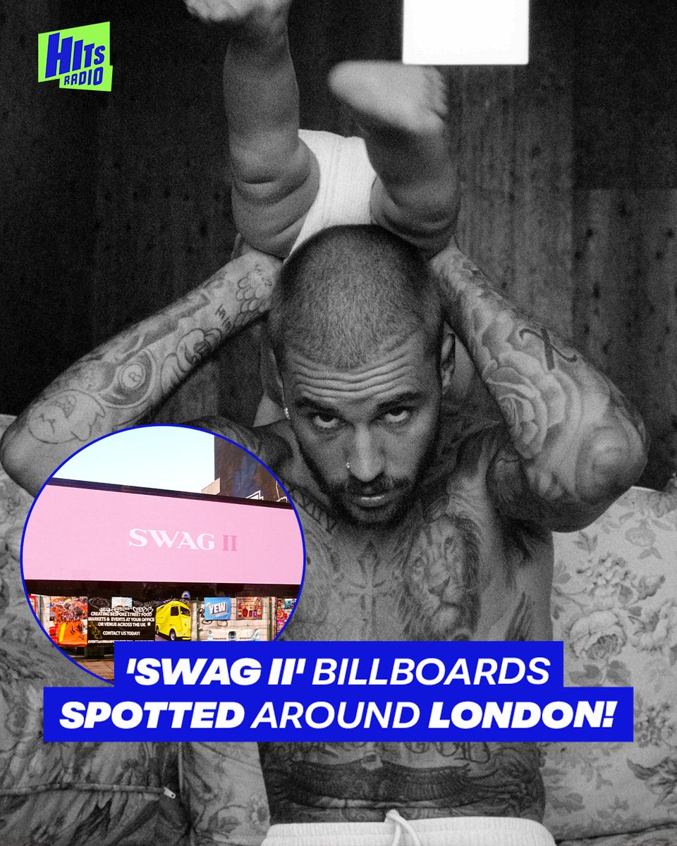 hitsradiouk's tweet image. Is a SWAG II coming from @justinbieber?! 😱

Bright pink billboards have appeared across East London today that read SWAG II. With a very similar font to the album cover of SWAG, could this be hinting at a part two to Justin Bieber’s recent album?👀