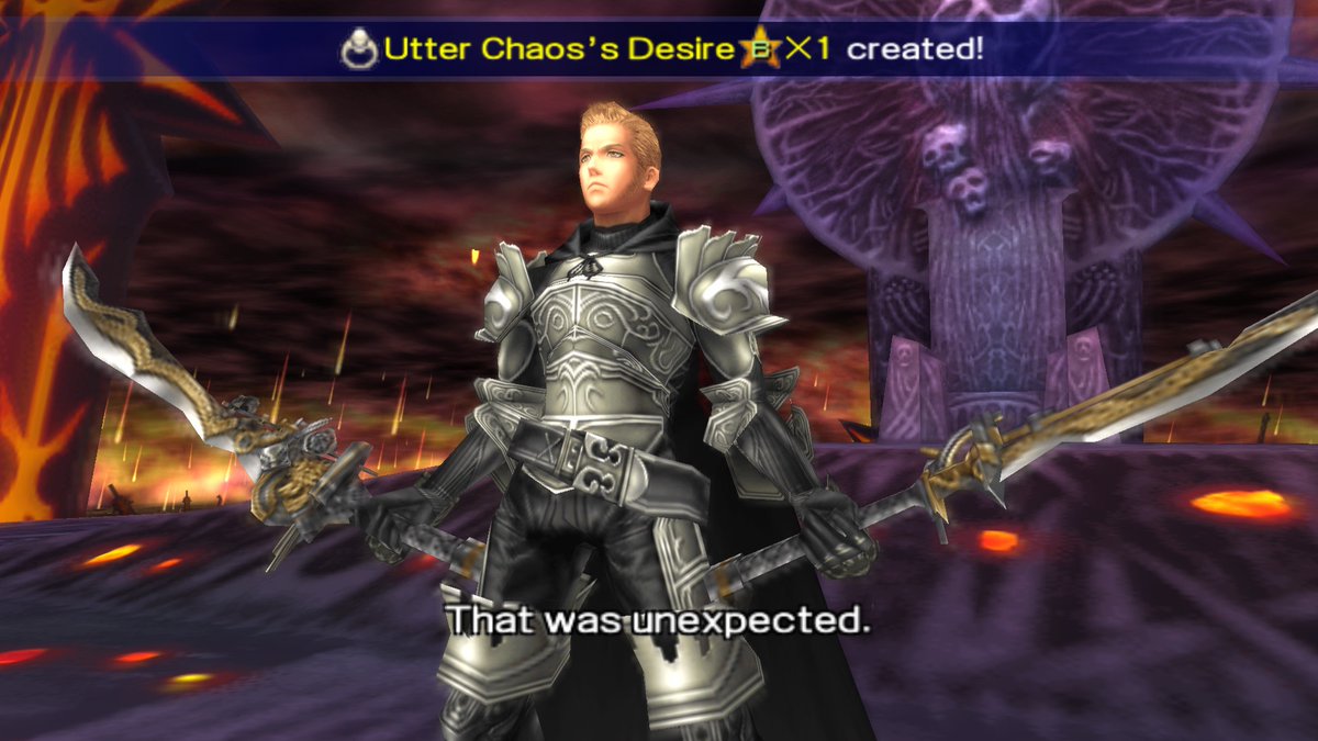 tmma1869's tweet photo. Will showcase awesome things regarding the context of these screenshots tomorrow, so have this appropriate Gabranth remark for now 🤭

Yes, I made him beat Feral Chaos... how? You don't know yet 😅

#DissidiaFinalFantasy #Dissidia012 #DDFF #FFXII https://t.co/FpsK3ohvZG