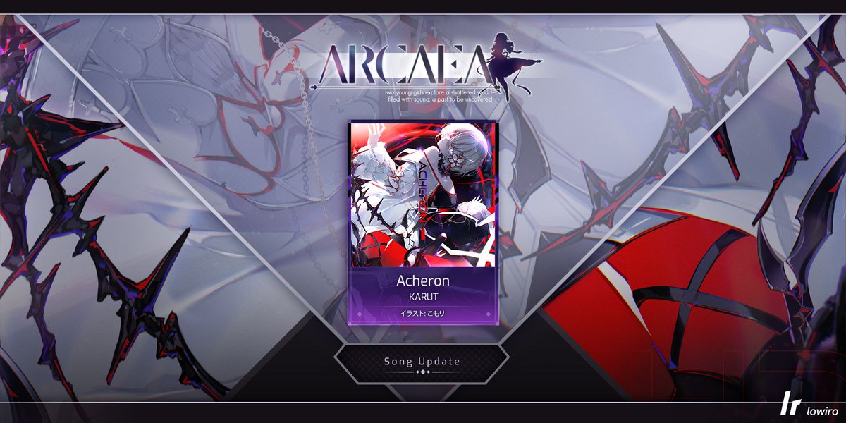 Arcaeaに生じた、新たな旋律。
ヴィータの新たなストーリーにも、新話追加。

【"Acheron" by KARUT】

それは、新たな生命が、
硝子へと吹き込まれる場所で。
#arcaea