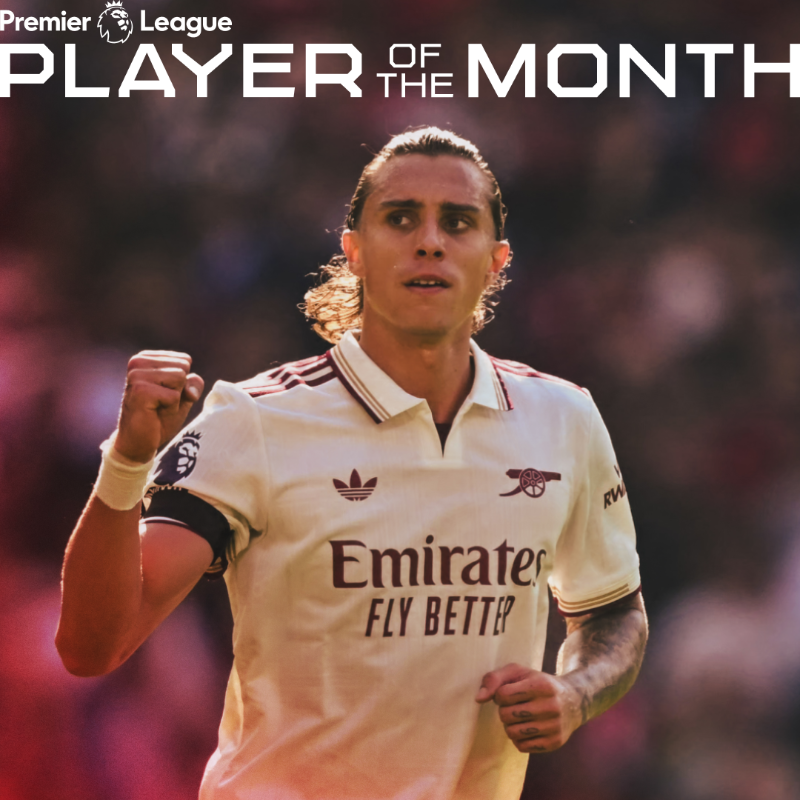Arsenal's tweet photo. 🫡 Opening day winner
🤝 Two assists
🛡️ Two clean sheets

Richy earns a nomination for August’s Premier League Player of the Month award 🏆