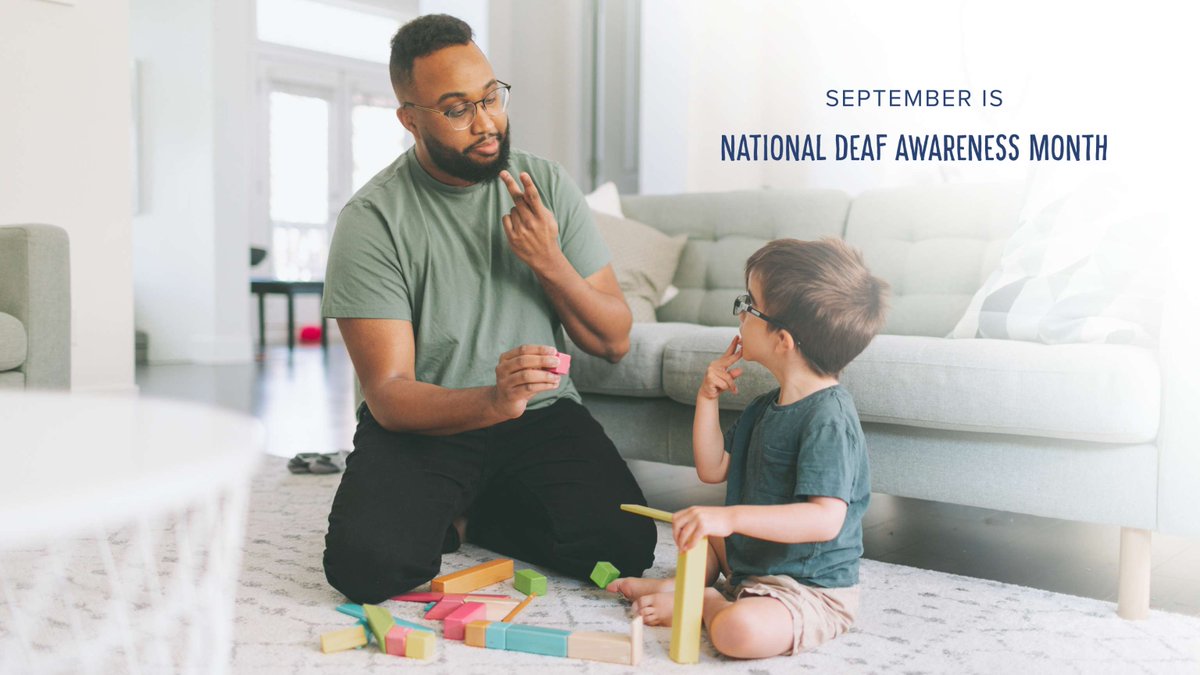 Did you know September is #NationalDeafAwarenessMonth? RHA is a high-quality provider of behavioral, developmental, and therapeutic support programs for Deaf &amp; Hard of Hearing people across North Carolina and Pennsylvania. Visit rhahealth.org to find services near you.