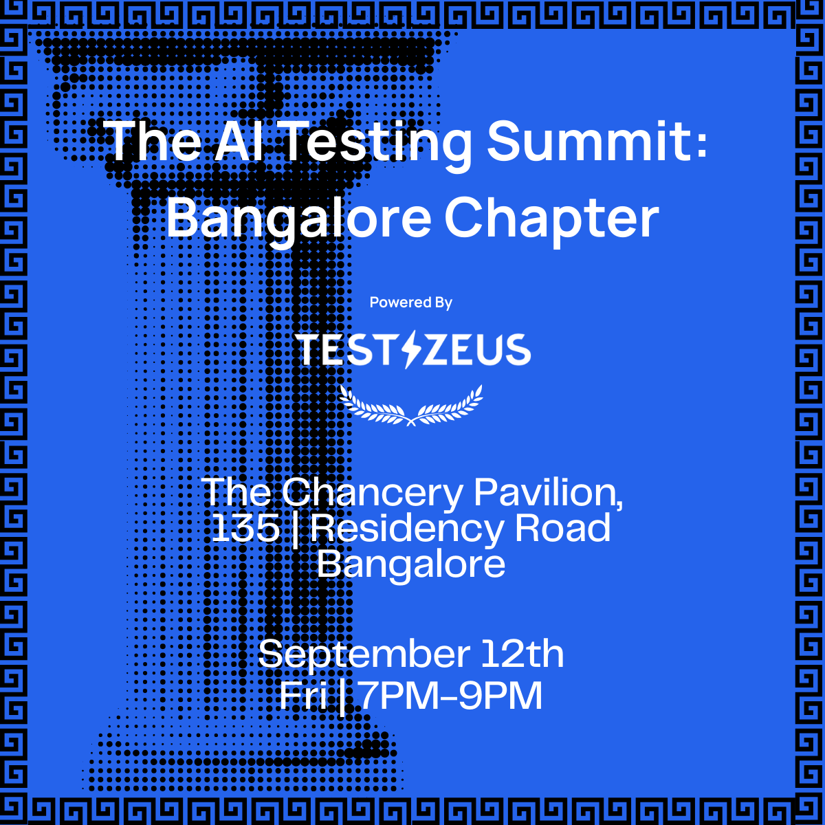 TestZeusAI's tweet image. 🔥 Calling out all CXOs, QA Leaders &amp;amp; Salesforce Experts!

The future of testing is here! 🚀 

Secure your spot now!

Seats are filling fast — don’t miss out!
👉 RSVP : luma.com/2pm8tqg2

#AITesting #salesforce #FutureofTesting #Bangalore