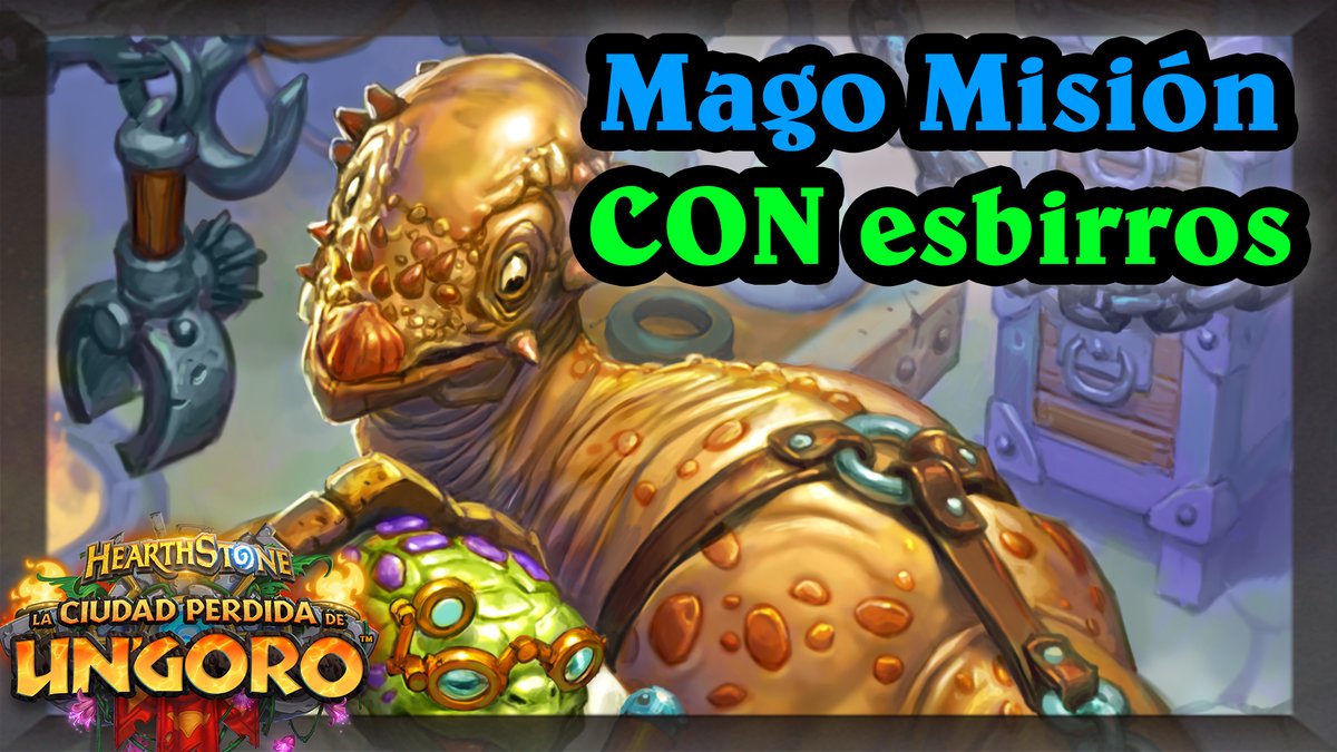 Nuevo vídeo! Hoy os traigo un deck con un par de cartas nuevas que encajan muy bien en Mago Misión. youtube.com/watch?v=VODKUg…