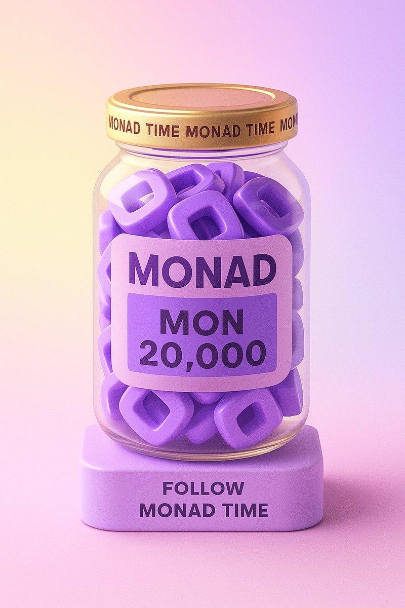 Monad_Time's tweet photo. MAINNET SOON  

Like, Follow and Drop your Monad wallet address 👇 https://t.co/fTBf3ct9Cg