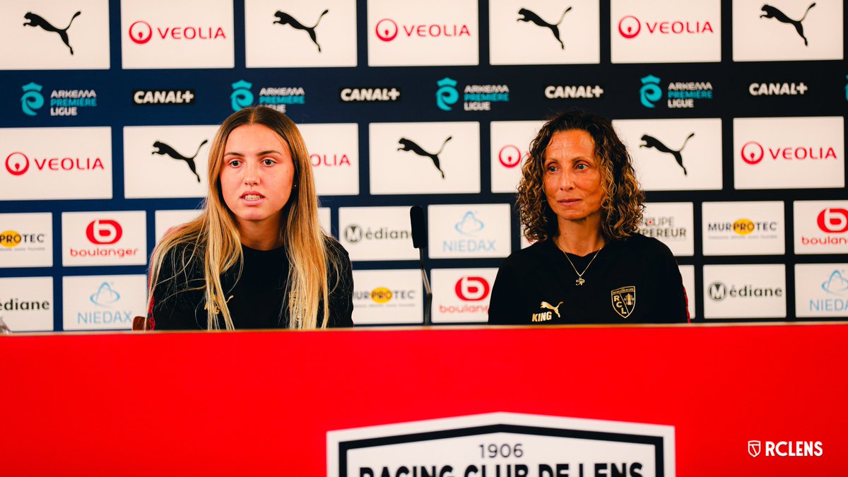 « 𝑇𝑜𝑢𝑡 𝑑𝑜𝑛𝑛𝑒𝑟 𝑝𝑜𝑢𝑟 𝑟𝑒𝑛𝑑𝑟𝑒 𝑓𝑖𝑒𝑟𝑠 𝑙𝑒𝑠 𝑠𝑢𝑝𝑝𝑜𝑟𝑡𝑒𝑟𝑠 » 🎙️

À deux jours de #RCLPSG en <a href="/ArkemaPL/">Arkema Première Ligue</a> à Bollaert-Delelis, Sarah M'Barek et Clara Bertrand ont répondu aux questions des journalistes. ⤵️

#ÀChaud