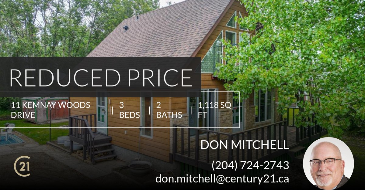 BrdnRealtor's tweet photo. 📍 Reduced Price 📍 This recently reduced home at 11 Kemnay Woods Drive in Brandon won't last long, so, don't wait to set up a showing! Reach out here or at (204) 724-2743 for more information!

204-724-2743 https://t.co/22Ah3x7Pu7 https://t.co/ZUVJfazFxH