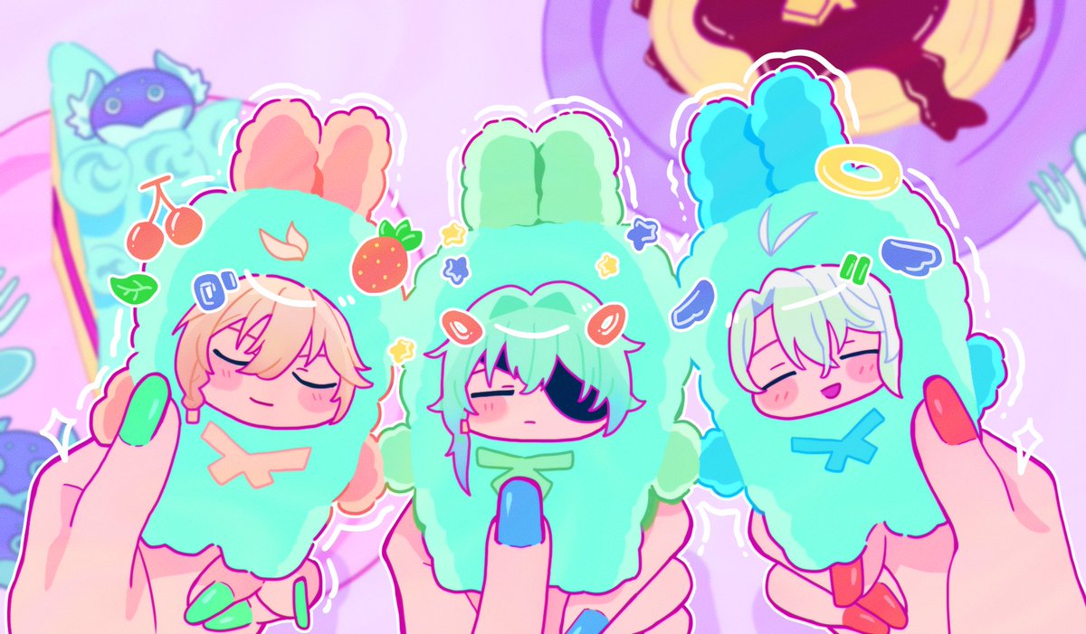 Hedekosama_P's tweet photo. かわいい かわいい
#Phainon #Mydei #Anaxa https://t.co/9lt23EV2Xl