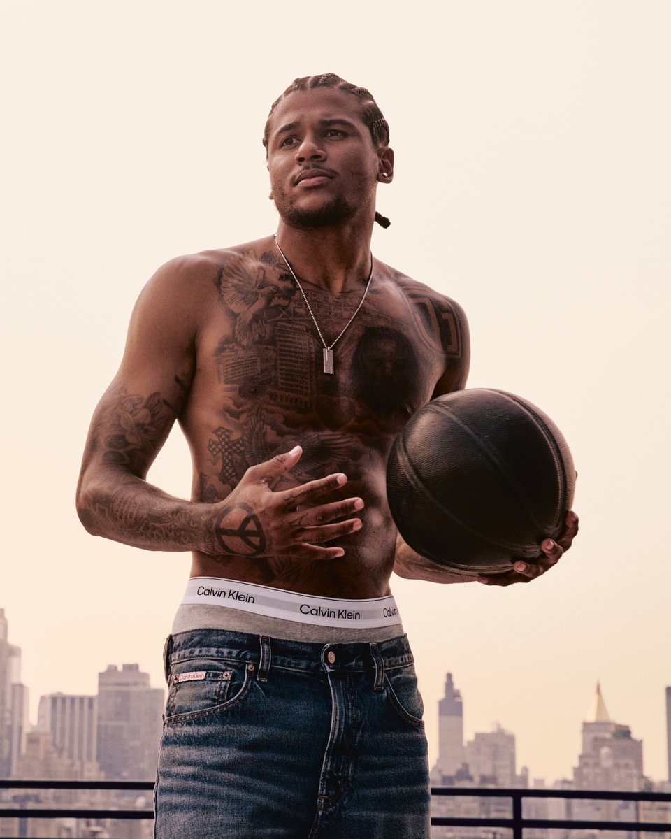 CalvinKlein's tweet photo. Jalen Green scores in 90s Straight Jeans and Icon Cotton Stretch Boxer Briefs. https://t.co/1omjb5uhhe