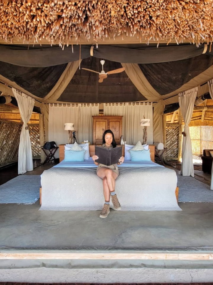 Cosy moments between activities 📖 

📸 Ikuka Guest Rita Tan  

#ikukasafaricamp #bucketlisttravel #wanderlust #ruahanationalpark #tanzania🇹🇿 #safari