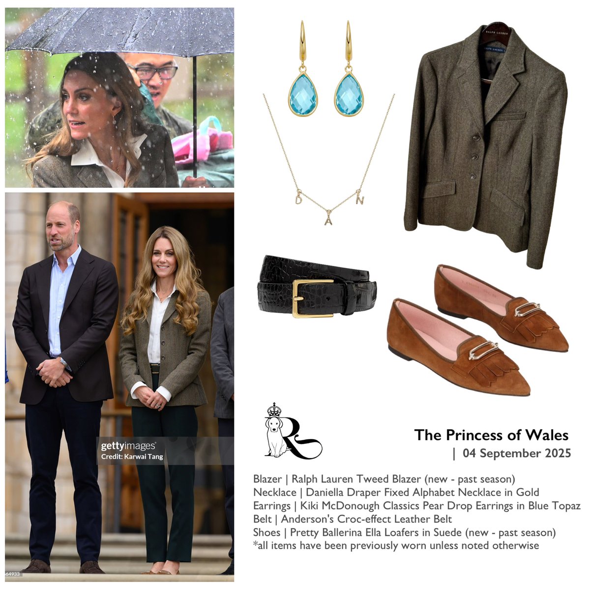 Today, The Prince &amp; Princess of Wales are visiting the newly renovated gardens Natural History Museum.  #ThePrinceAndPrincessofWales #KateTheGreat