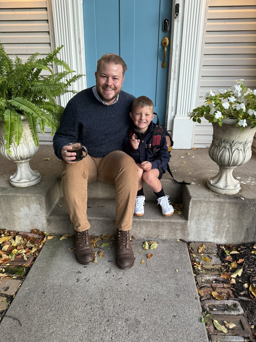 First day of 1st grade! #GoBlues