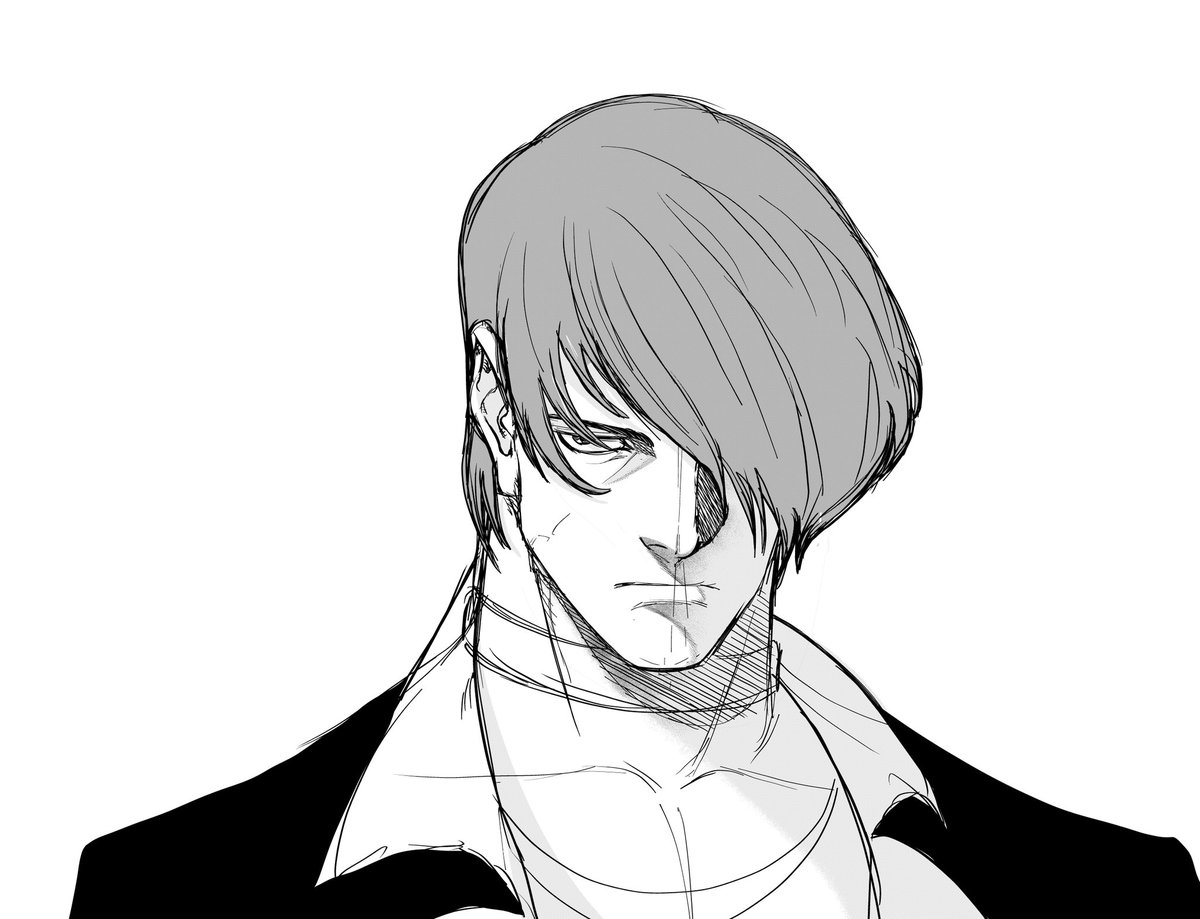 Neo40_'s tweet image. Iori Yagami (en dos semanas empiezo la Joso y no puedo esperar😭)