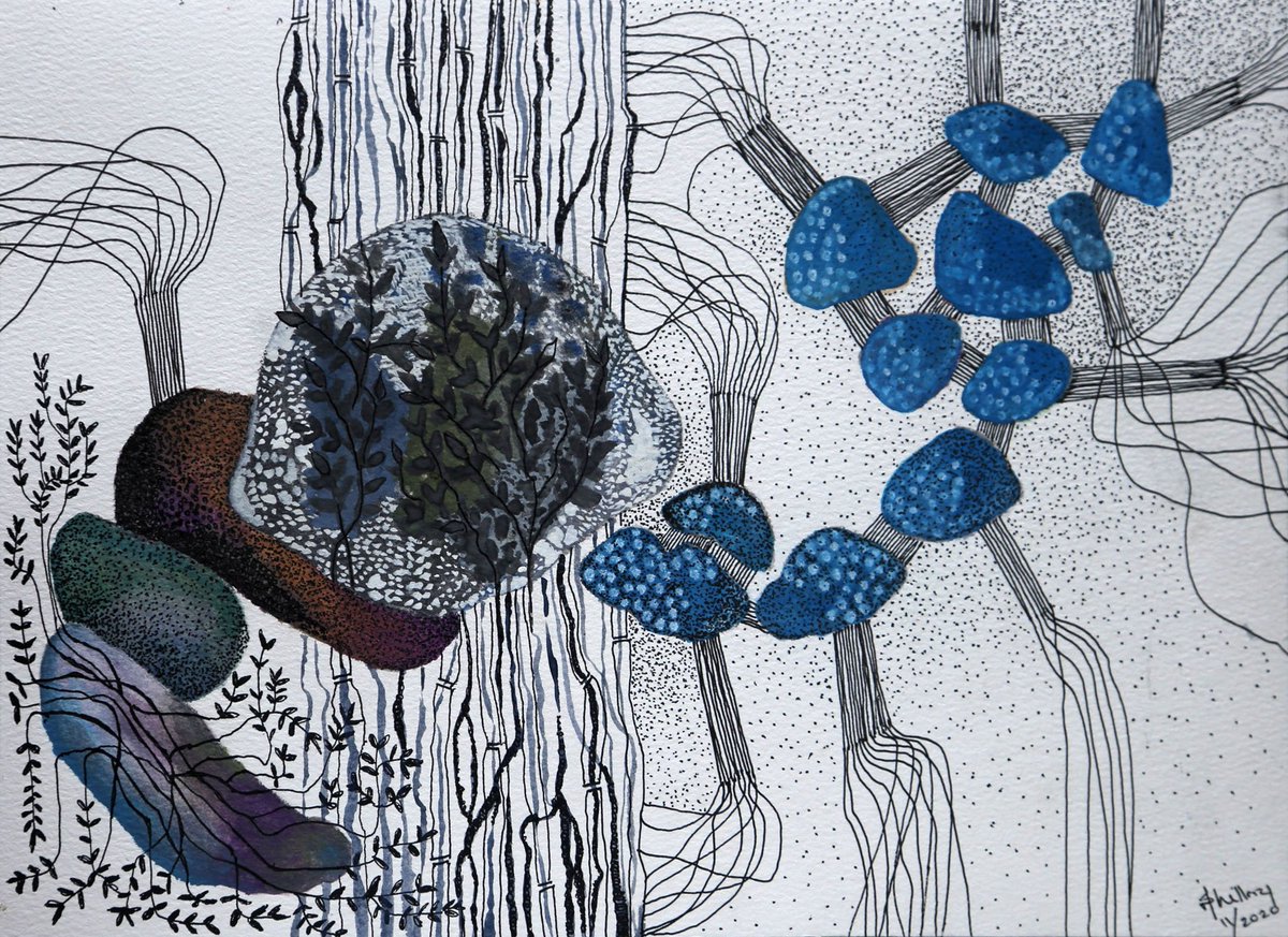 inatashatensing's tweet photo. Sertaline Scapes a couple drawings I did for a series titled the 'Switch Series' that was inspired by my work and activism in the North-East from the years of 2011-2021 in Sri Lanka... https://t.co/HnJr0Y8yUx