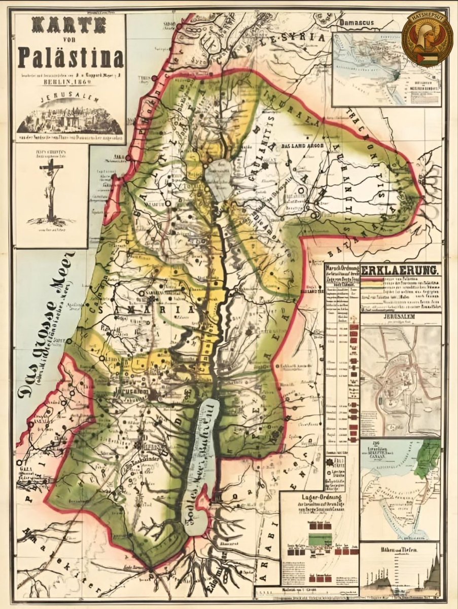 Karte von Palästina
(Berlin 1869)
#Palestine