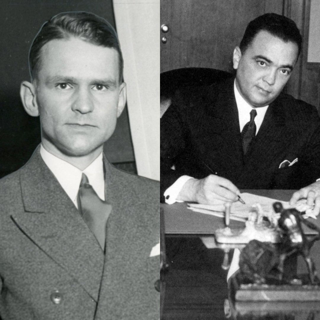 Tomorrow on Historic Crime Files: He caught John Dillinger and became a national hero. His reward? Getting blacklisted by his own boss, J. Edgar Hoover. The tragic story of Melvin Purvis is coming. #TrueCrime #History #FBI