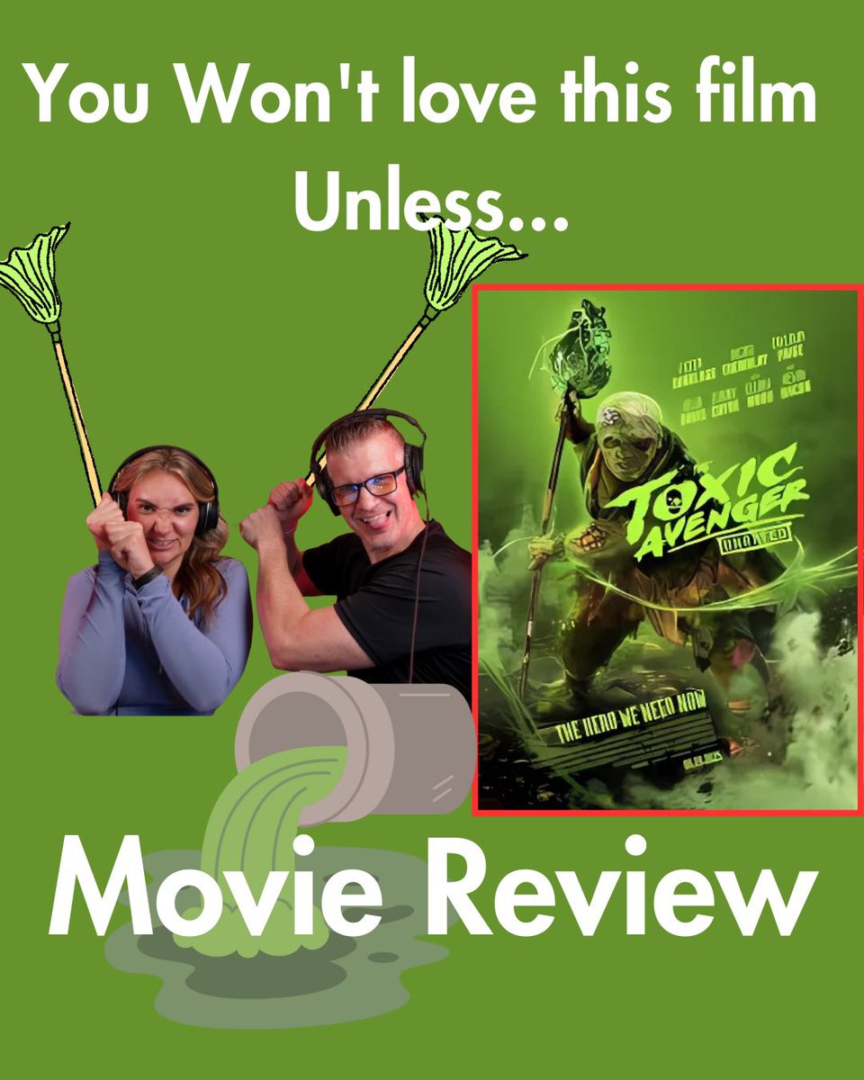 ballinger_chris's tweet image. Help us CELEBRATE our 1 YEAR Anniversary(SEPTEMBER 5th) of the podcast! Join us tonight at 7pm on YouTube for our latest episodes. We have TWO for you!! From GOOD Boy to TOXIC AVENGER! #toxicavenger #podcast #podcaster #moviereview #filmreview #indiefilm #indiefilmmaker