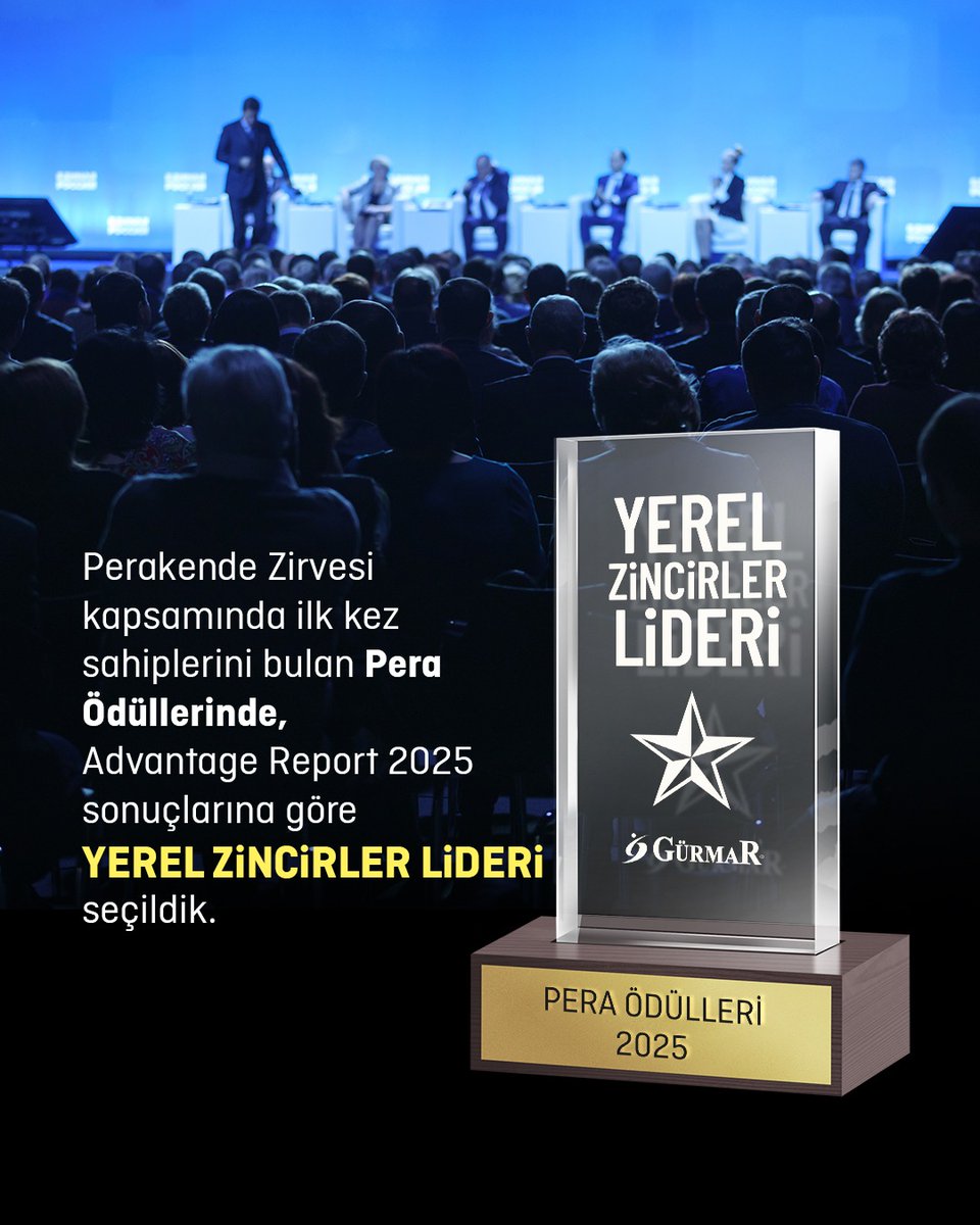 Gurur Duyuyoruz!
Şehrin En Tazesi Ödülle Taçlandı!

Perakende Zirvesi kapsamında ilk kez sahiplerini bulan Pera Ödüllerinde, Advantage Report 2025 sonuçlarına göre “Yerel Zincirler Lideri” seçildik!