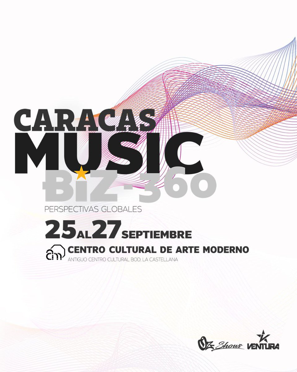 ¡El evento más esperado por la industria musical en Venezuela ya tiene fecha! 🎶 🇻🇪

El CARACAS MUSIC BIZ 360, congreso que te brinda una perspectiva global sobre el negocio de la música.

Serán tres días de aprendizaje, networking y conexiones para todos los que aman la música.