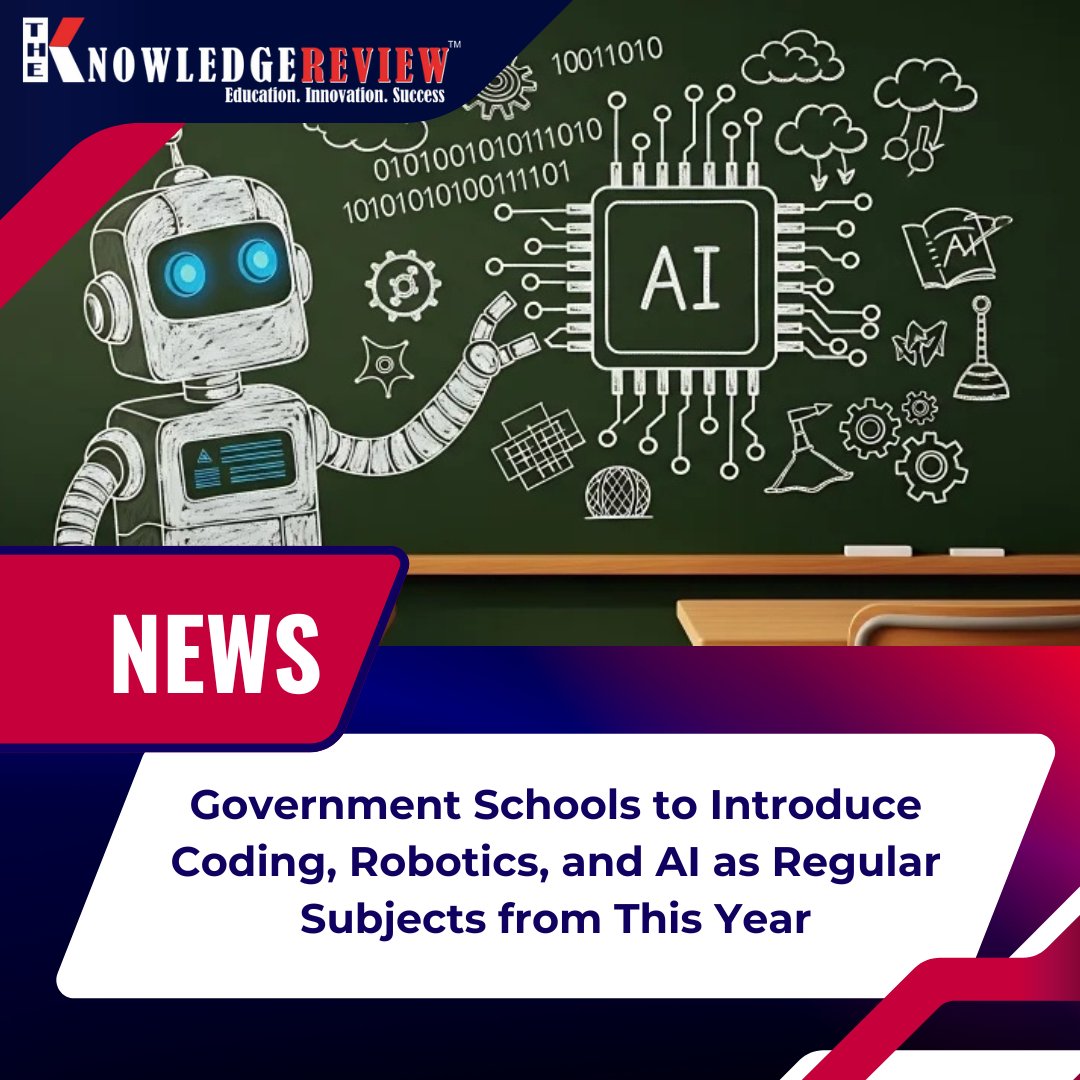 theknowledgerv's tweet photo. Government Schools to Introduce Coding, Robotics, and AI as Regular Subjects from This Year
Read More: https://t.co/E19Bv38FQv
#FutureOfLearning #TheKnowledgeReviewMagazine #DigitalEducation #AIInSchools #CodingForFuture #RoboticsInEducation #InnovationInLearning https://t.co/T1cN0ciyTw