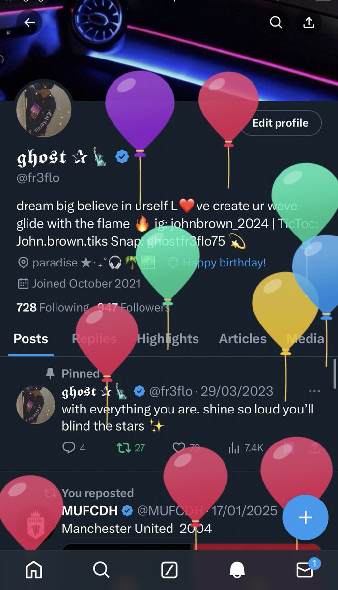 fr3flo's tweet image. It’s my birthday. 🎈💞🥰