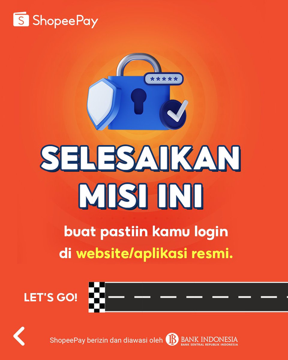 ShopeePay_ID's tweet photo. Yuk, bisa yuk~ Jangan kegocek sama website/aplikasi palsu yang ‘dimirip-miripin’ 🤳🏼
Data kamu bisa dicuri, akun bisa diretas 😔

#ShopeePay #KonsumenCerdasPeKABertransaksi #GeberPK #GenerasiPeKA #PeduliKenaliAdukan #PeKA https://t.co/FBtrppwi6d