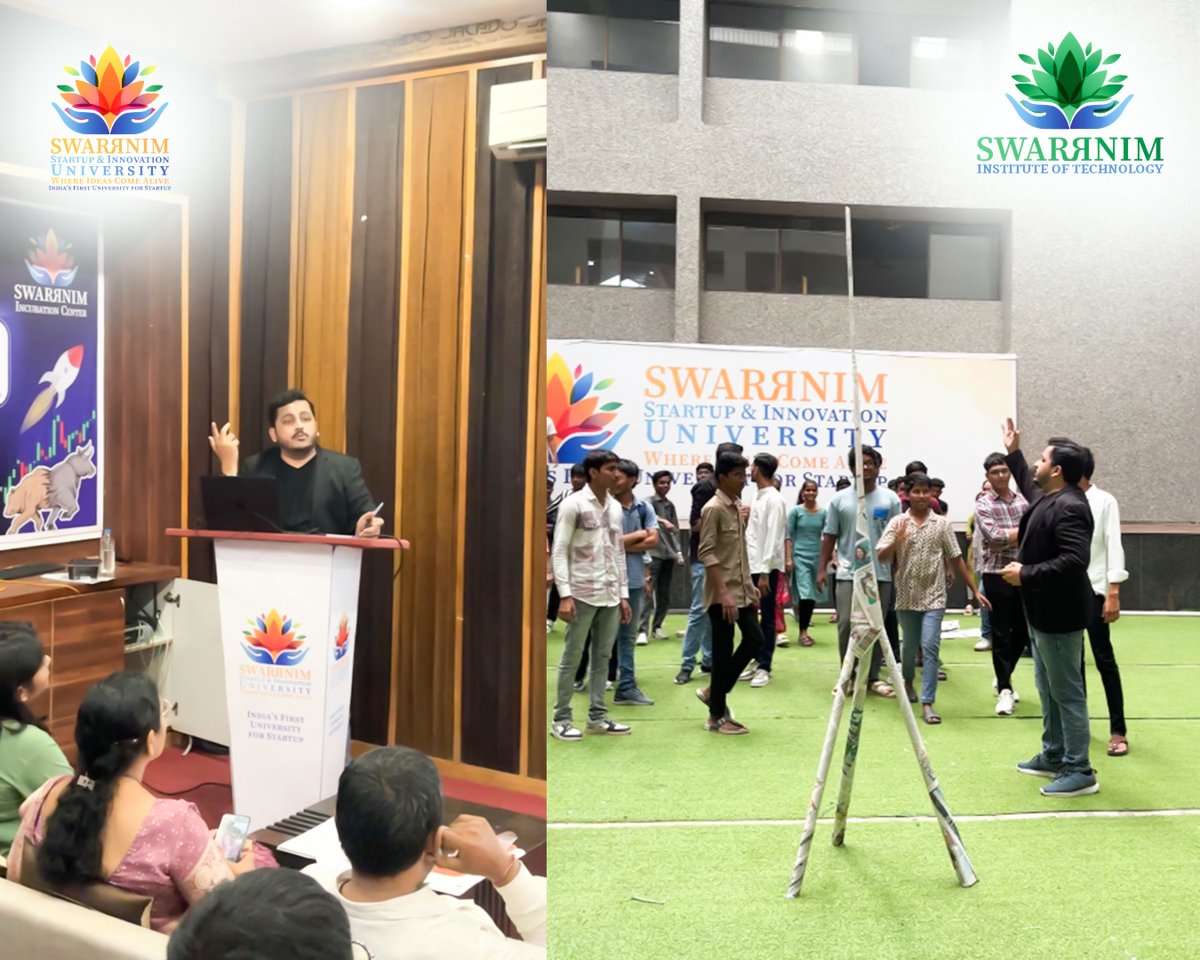 SwarrnimUni's tweet image. Swarrnim Institute of Technology hosted a workshop on Critical Thinking, Problem-Solving &amp;amp; Vedic Math with expert speaker Mr. Nishit Bhogyata. Students gained sharper reasoning, speed &amp;amp; accuracy in an interactive session! 👏

#SwarrnimUniversity #CriticalThinking #VedicMath