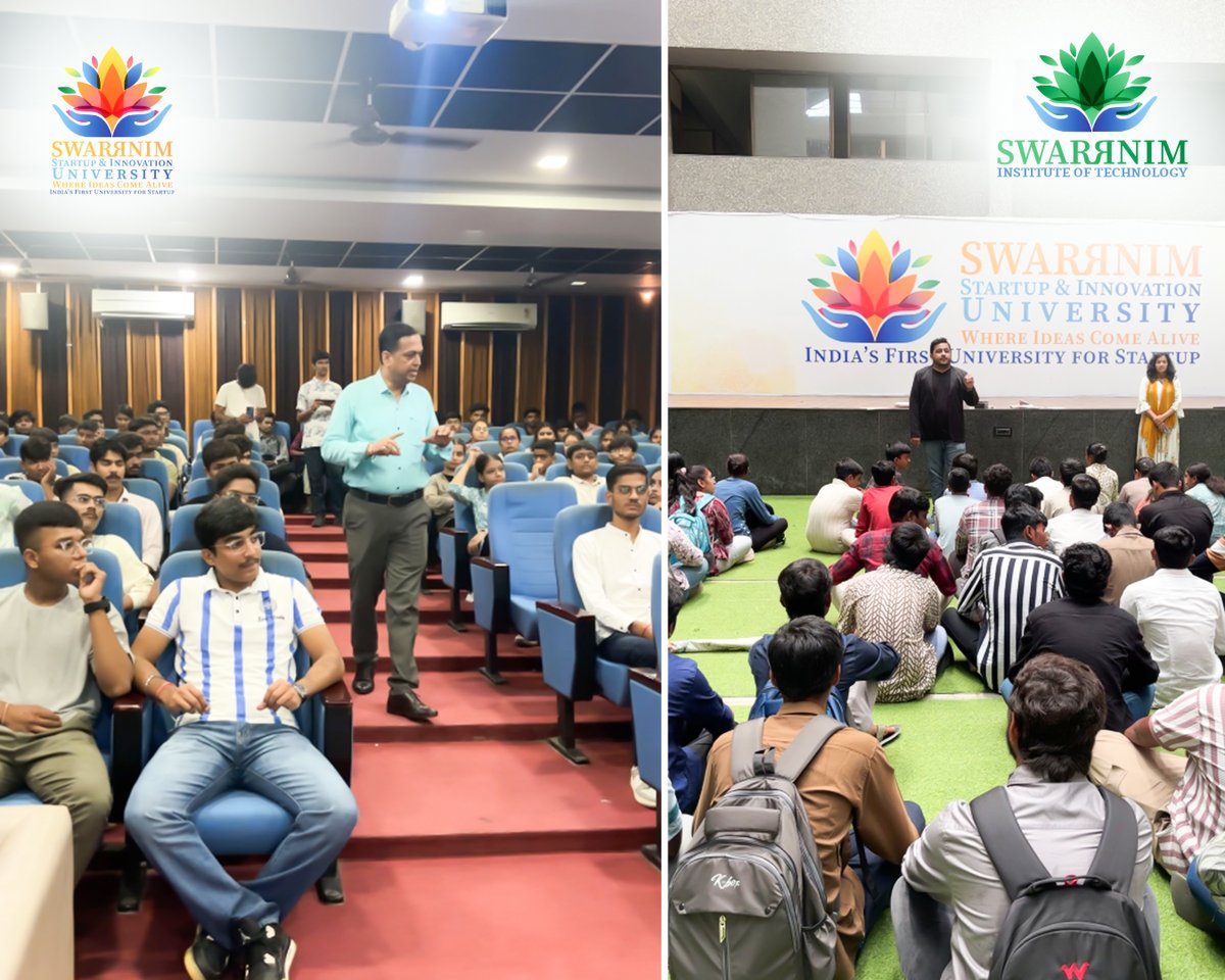 SwarrnimUni's tweet image. Swarrnim Institute of Technology hosted a workshop on Critical Thinking, Problem-Solving &amp;amp; Vedic Math with expert speaker Mr. Nishit Bhogyata. Students gained sharper reasoning, speed &amp;amp; accuracy in an interactive session! 👏

#SwarrnimUniversity #CriticalThinking #VedicMath