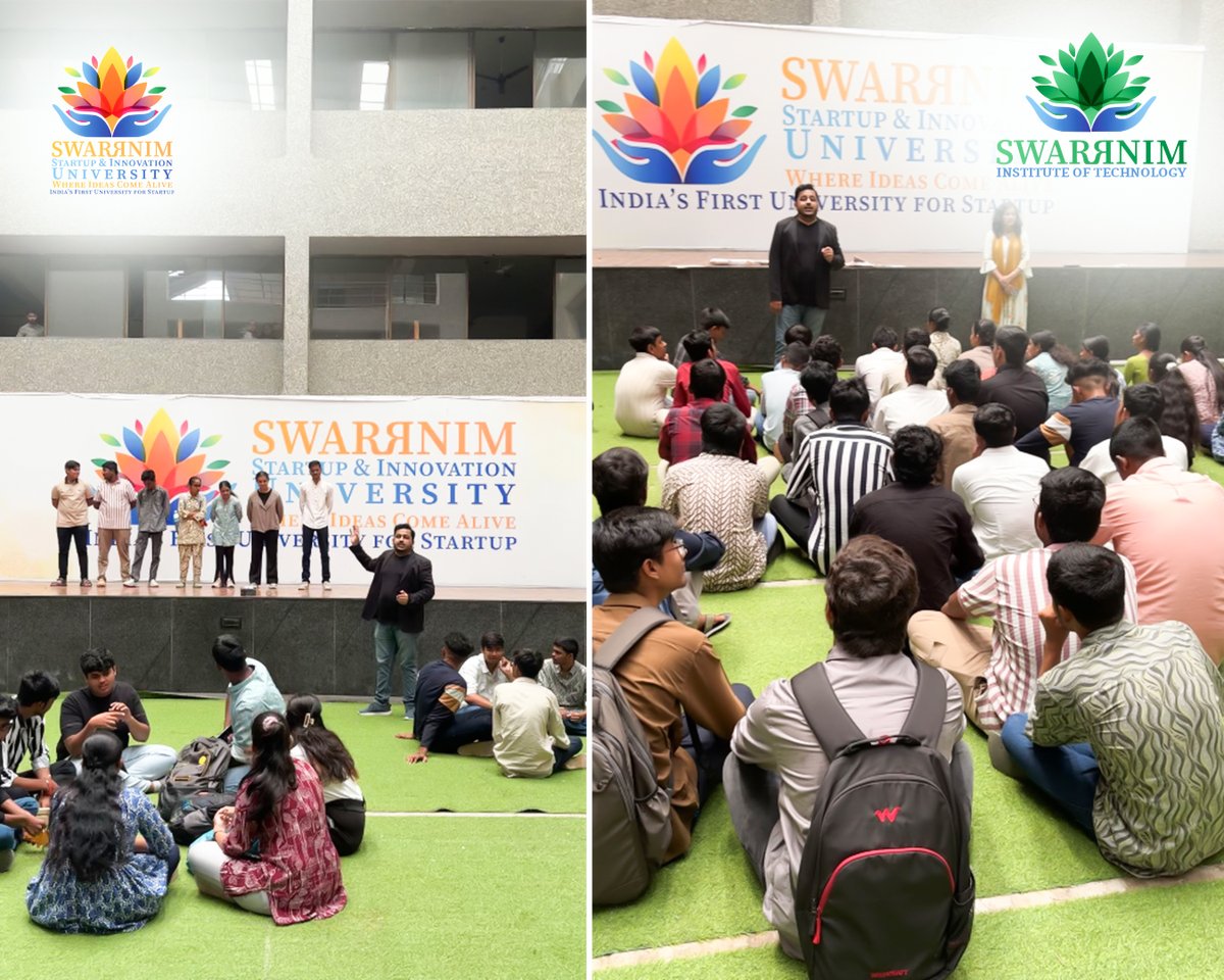 SwarrnimUni's tweet image. Swarrnim Institute of Technology hosted a workshop on Critical Thinking, Problem-Solving &amp;amp; Vedic Math with expert speaker Mr. Nishit Bhogyata. Students gained sharper reasoning, speed &amp;amp; accuracy in an interactive session! 👏

#SwarrnimUniversity #CriticalThinking #VedicMath