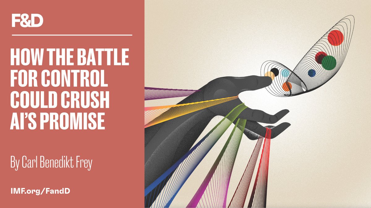 carlbfrey's tweet image. From Soviet planning to Europe&apos;s coordinated capitalism, history shows that when institutions don’t adapt, progress stalls. 

My article in the @IMFNews &apos;s F&amp;amp;D magazine discusses the lessons for harnessing AI, drawing upon my forthcoming book #HowProgressEnds. 

Link in comments…