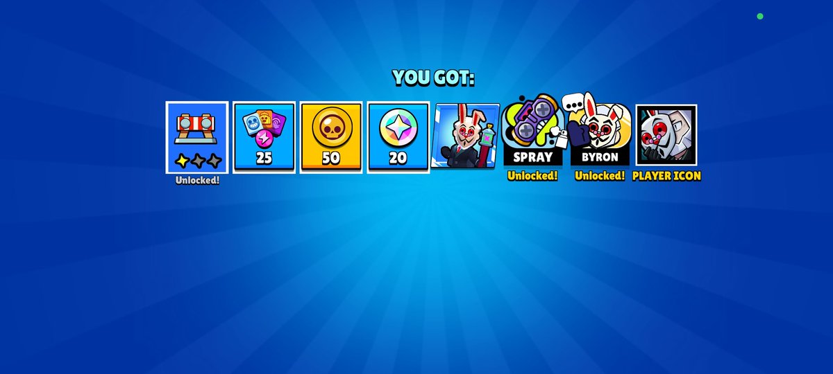 What did you get from the new chest?