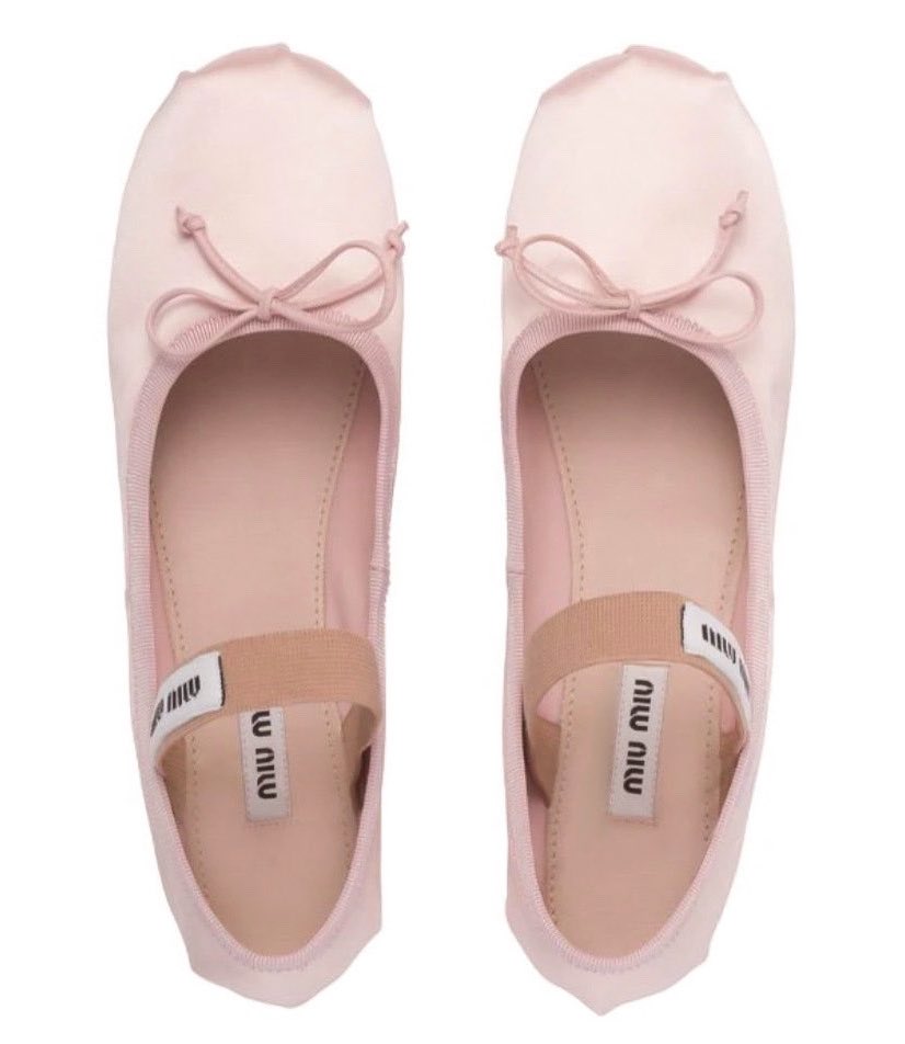 sandy liang and miu miu ballet flats