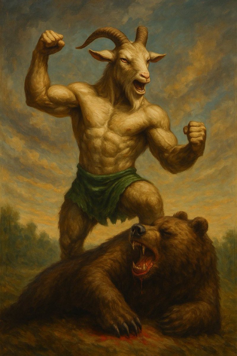 Taking down the bears. 

Bottom.

$GOAT