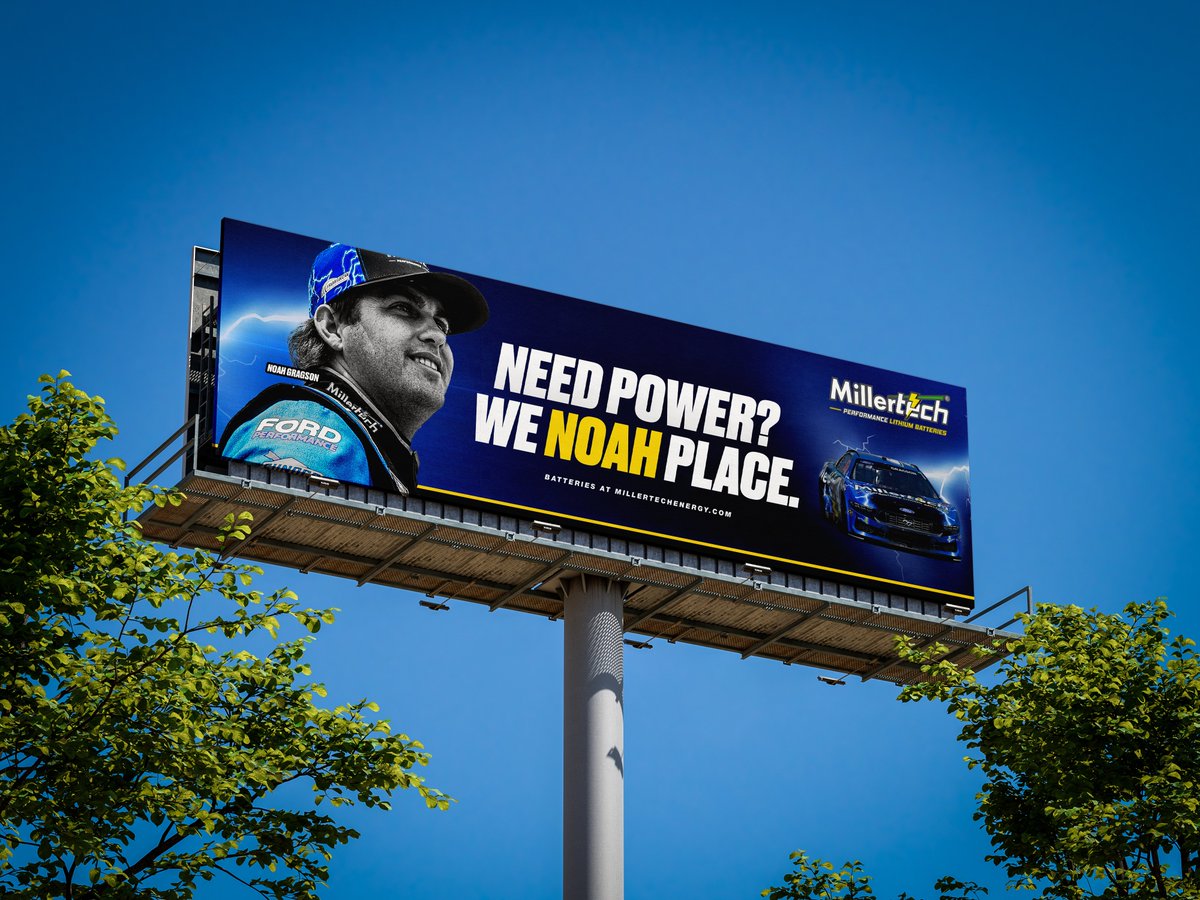 MillertechX's tweet photo. Need power? We NOAH place ⚡️
#NoahGragson #NASCAR #MillerTechRacing #FrontRowMotorsports https://t.co/6dLtz2tXJX