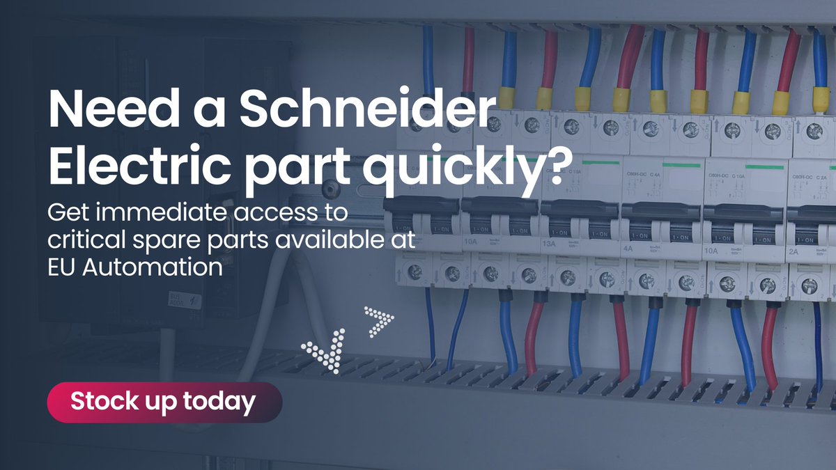 Looking for Schneider automation parts and components?
 
Get better lead times when you order from EU Automation! Browse our extensive range today 👉 bit.ly/486kBMC
 
#EUAutomation #IndustrialAutomation #AutomationParts